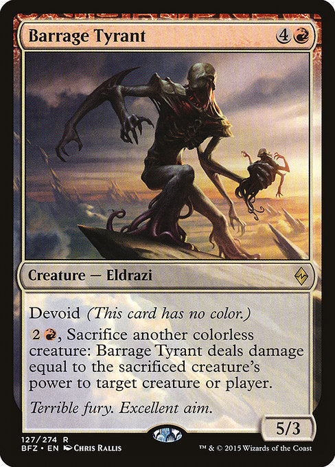 Barrage Tyrant - Battle for Zendikar (BFZ) #127