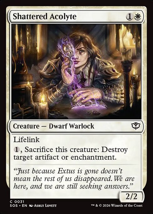 Shattered Acolyte - Secrets of Strixhaven () #31 [Foil] [Foil]