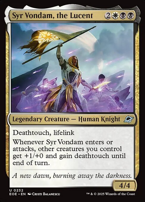Syr Vondam, the Lucent - Edge of Eternities (eoe) #232