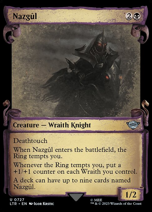 Nazgûl - The Lord of the Rings: Tales of Middle-earth (LTR) #727 [Foil] [Foil]