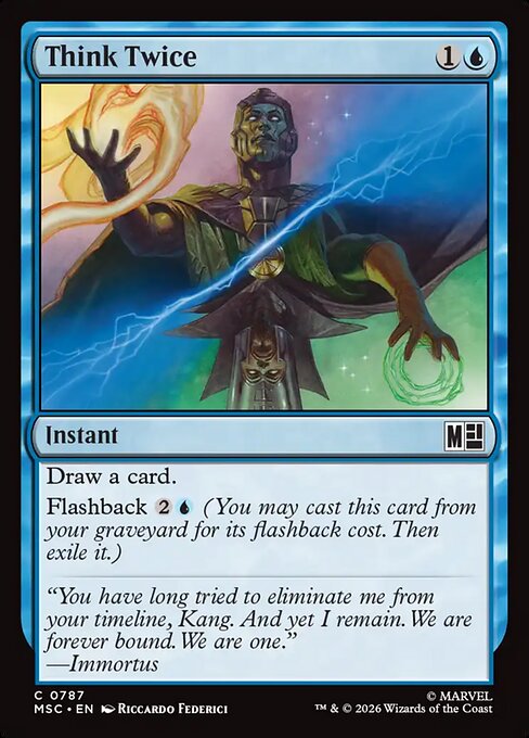 Think Twice - Marvel Super Heroes Commander () #787