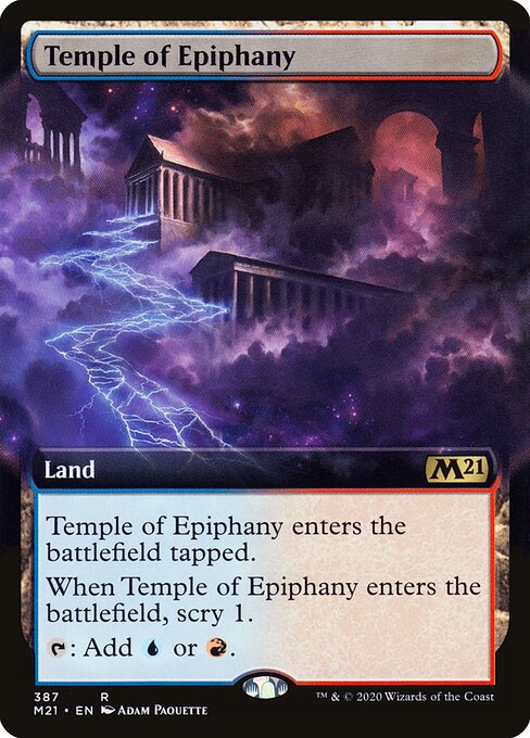 Temple of Epiphany - Core Set 2021 (M21) #387 [Foil] [Foil]