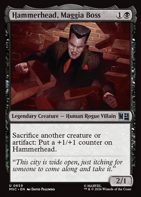 Hammerhead, Maggia Boss - Marvel Super Heroes Commander () #659