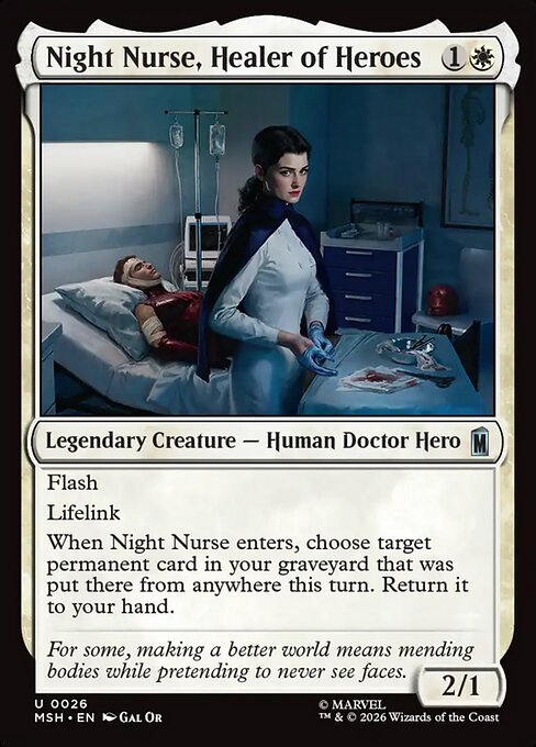 Night Nurse, Healer of Heroes - Marvel Super Heroes () #26
