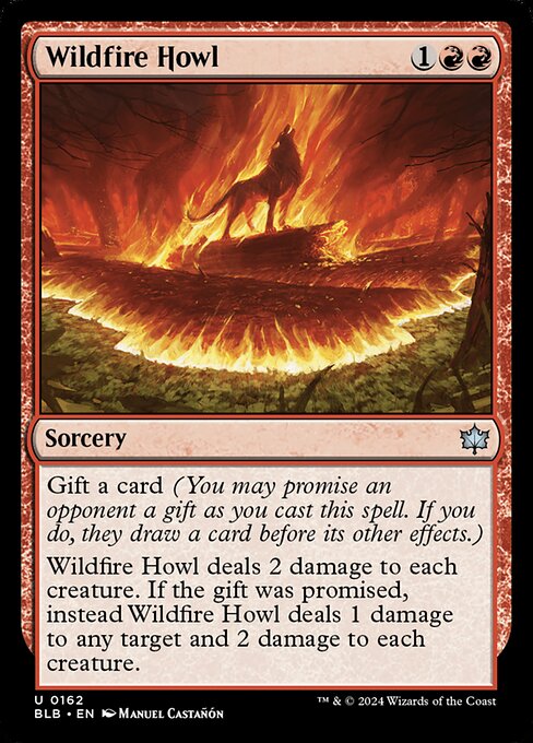 Wildfire Howl - Bloomburrow () #162