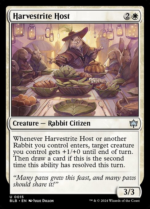 Harvestrite Host - Bloomburrow (BLB) #15 [Foil]