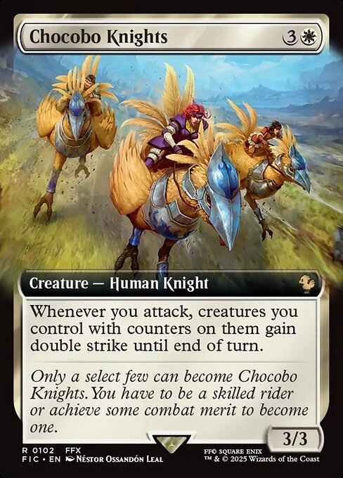 Chocobo Knights - Final Fantasy Commander (FIC) #102 [Foil] [Foil]