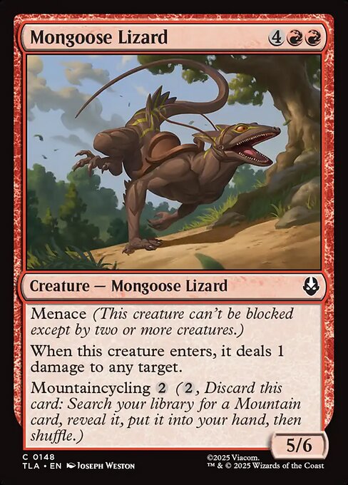 Mongoose Lizard - Avatar: The Last Airbender () #148 [Foil] [Foil]