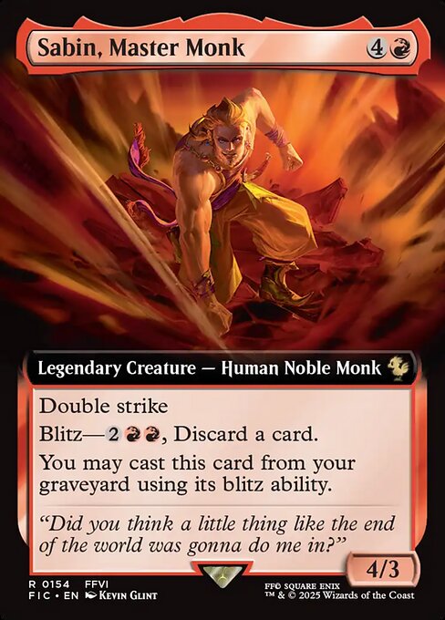 Sabin, Master Monk - Final Fantasy Commander () #154