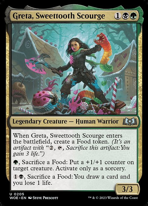 Greta, Sweettooth Scourge - Wilds of Eldraine () #205 [Foil] [Foil]