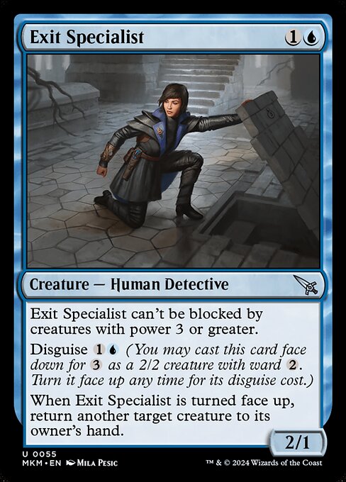 Exit Specialist - Murders at Karlov Manor (MKM) #55 [Foil] [Foil]