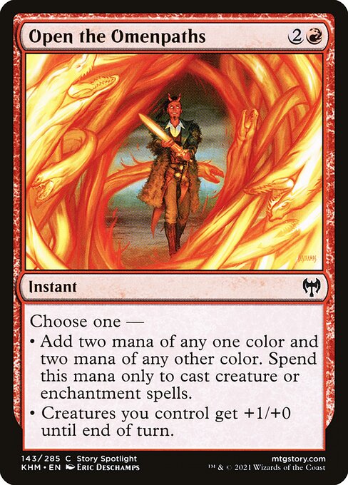Open the Omenpaths - Kaldheim (KHM) #143 [Foil] [Foil]