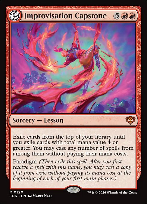 Improvisation Capstone - Secrets of Strixhaven (SOS) #120 [Foil] [Foil]