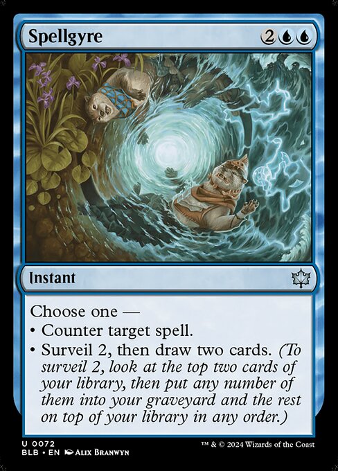 Spellgyre - Bloomburrow (BLB) #72 [Foil] [Foil]