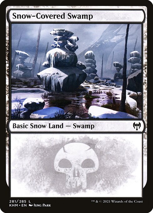 Snow-Covered Swamp - Kaldheim (KHM) #281 [Foil] [Foil]