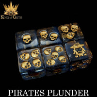 DNDDICEWHOLESALE.COM - Pirates Plunder - 11 Dice Set