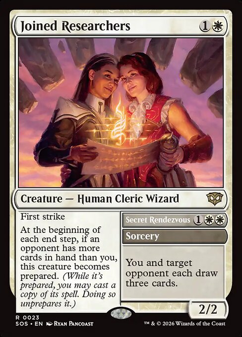 Joined Researchers // Secret Rendezvous - Secrets of Strixhaven (SOS) #23 [Foil] [Foil]