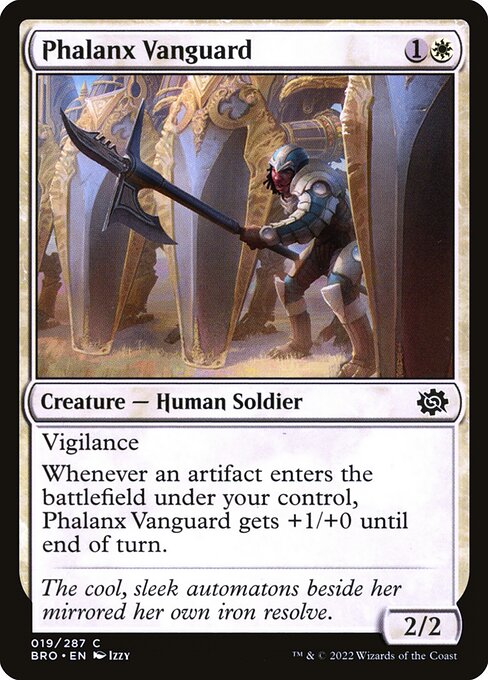 Phalanx Vanguard - The Brothers' War () #19 [Foil] [Foil]