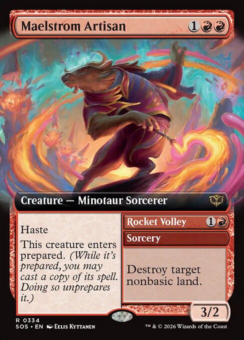 Maelstrom Artisan // Rocket Volley - Secrets of Strixhaven () #334