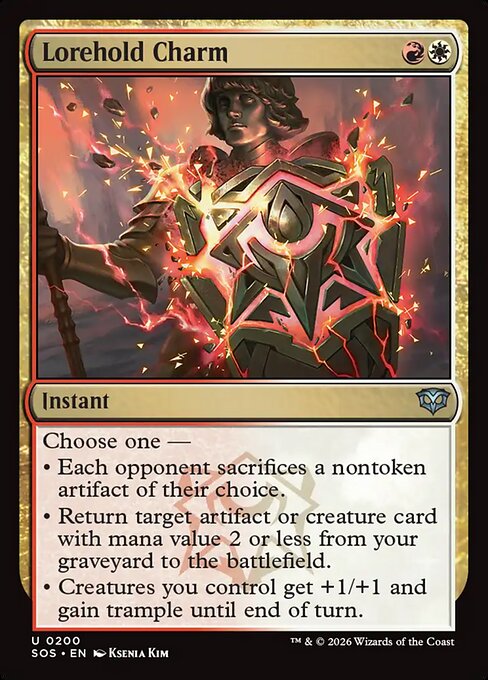 Lorehold Charm - Secrets of Strixhaven () #200 [Foil] [Foil]