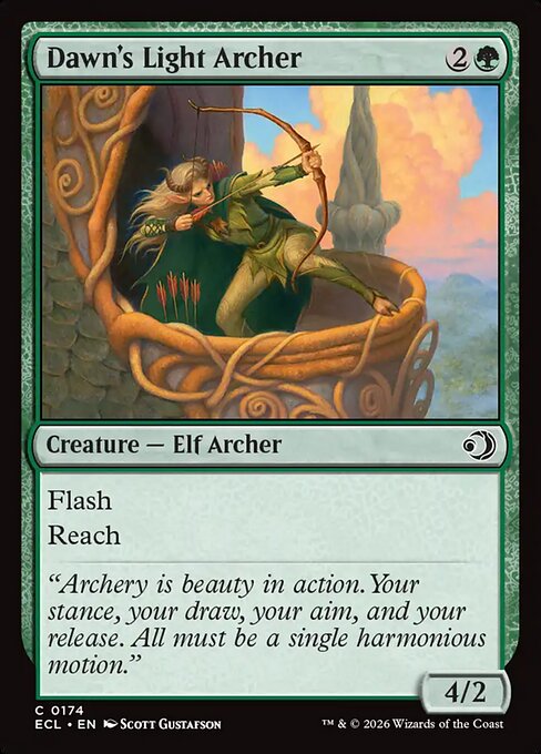 Dawn's Light Archer - Lorwyn Eclipsed (ecl) #174 [Foil] [Foil]