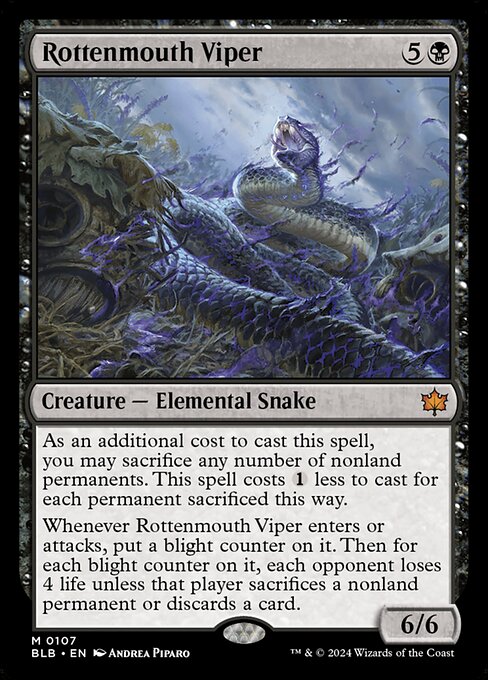 Rottenmouth Viper - Bloomburrow (BLB) #107