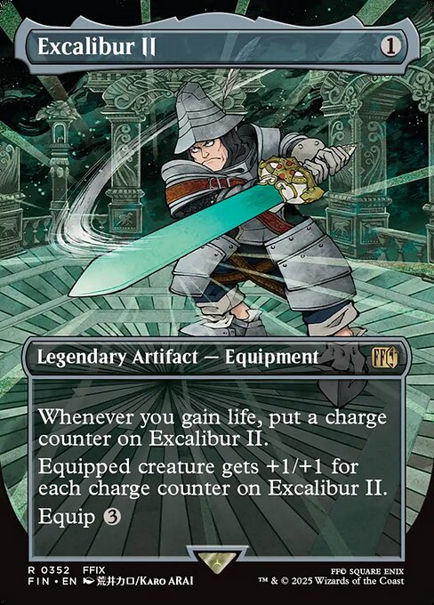 Excalibur II - Final Fantasy (FIN) #352 [Foil] [Foil]