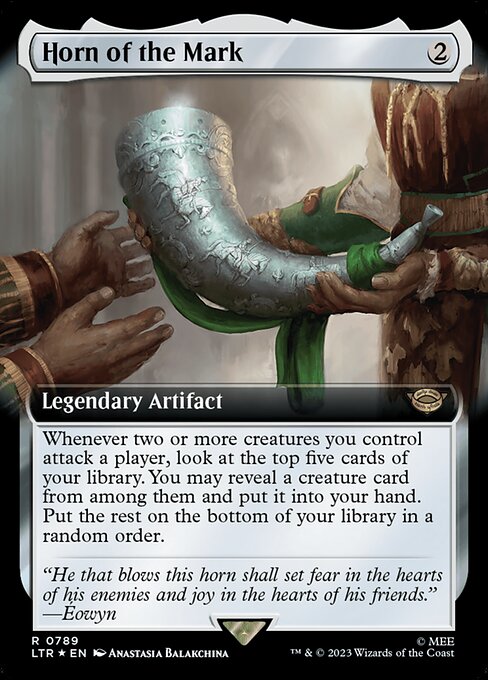 Horn of the Mark - The Lord of the Rings: Tales of Middle-earth (LTR) #789 [Alt Art] [Foil]