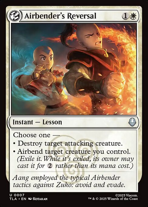 Airbender's Reversal - Avatar: The Last Airbender () #7 [Foil] [Foil]