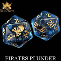 DNDDICEWHOLESALE.COM - Pirates Plunder - 11 Dice Set