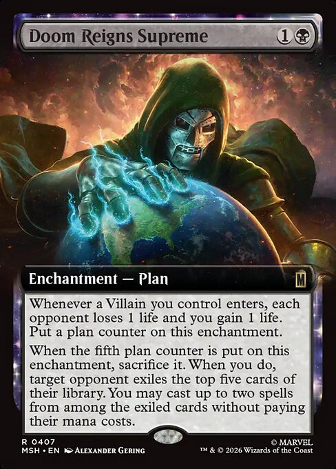 Doom Reigns Supreme - Marvel Super Heroes (MSH) #407 [Foil] [Foil]