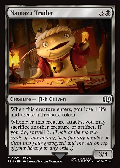 Namazu Trader - Final Fantasy (FIN) #107 [Foil] [Foil]