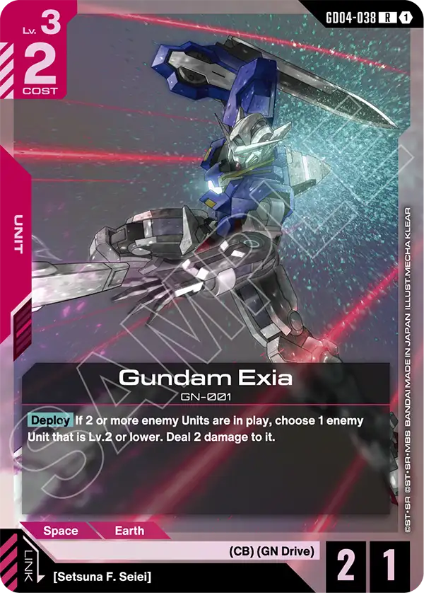 Gundam Exia (GD04-038) - Phantom Aria (GD04-038) #038