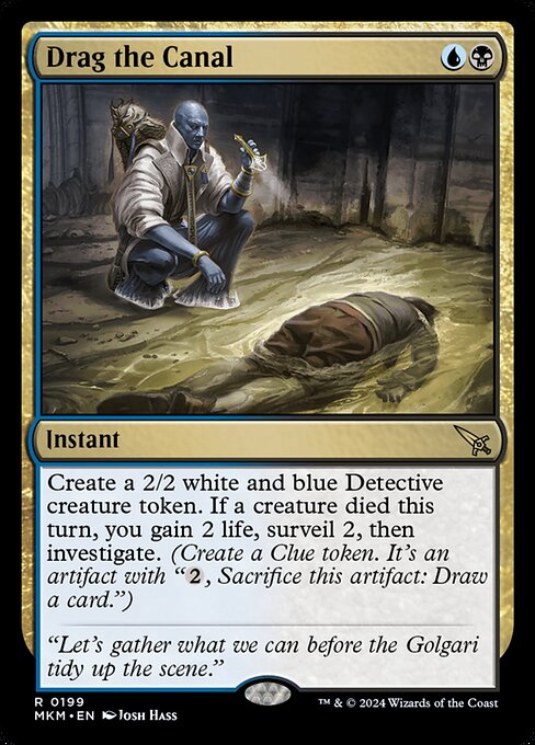 Drag the Canal - Murders at Karlov Manor (MKM) #199 [Foil] [Foil]