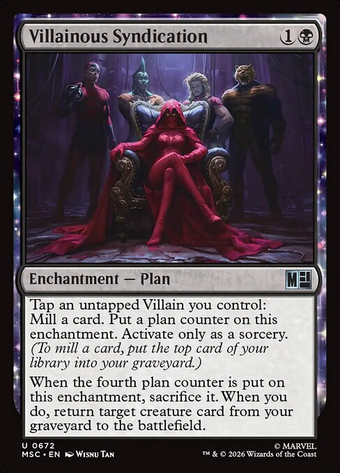 Villainous Syndication - Marvel Super Heroes Commander () #672 [Foil] [Foil]