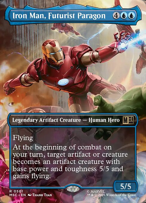 Iron Man, Futurist Paragon - Marvel Super Heroes Commander () #501