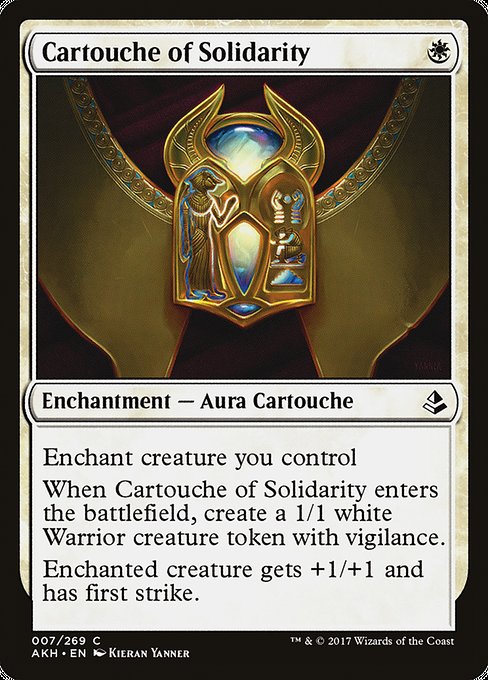 Cartouche of Solidarity - Amonkhet (AKH) #7