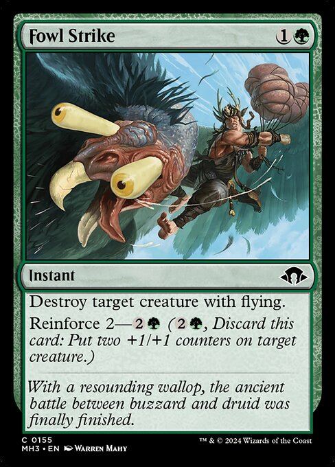 Fowl Strike - Modern Horizons 3 (mh3) #155 [Foil] [Foil]