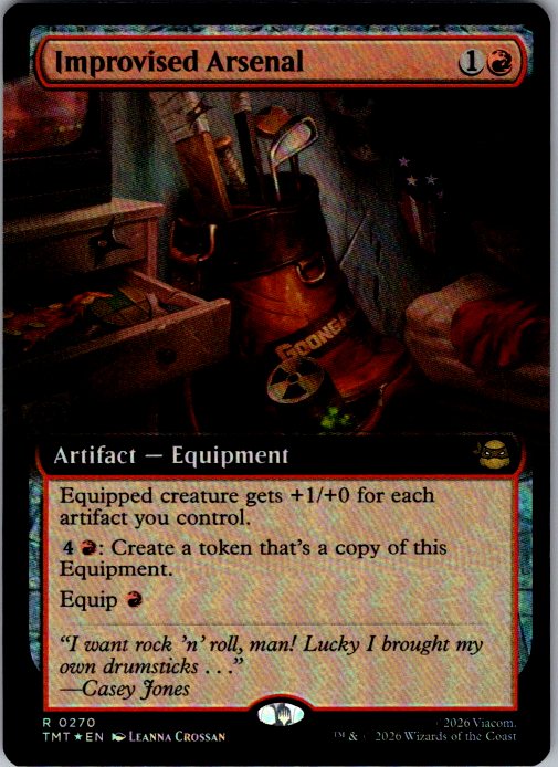 Improvised Arsenal [Foil] - Teenage Mutant Ninja Turtles (TMT) #270 [Foil]