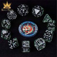 DNDDICEWHOLESALE.COM - Crypt of the Necromancer - 11 Dice Set
