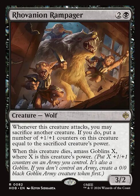 Rhovanion Rampager - The Hobbit (HOB) #82 [Foil] [Foil]