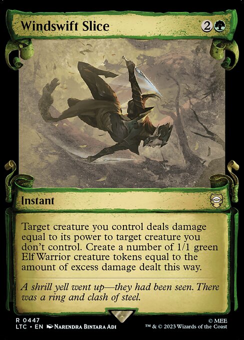Windswift Slice - Tales of Middle-earth Commander (LTC) #447 [Foil] [Foil]