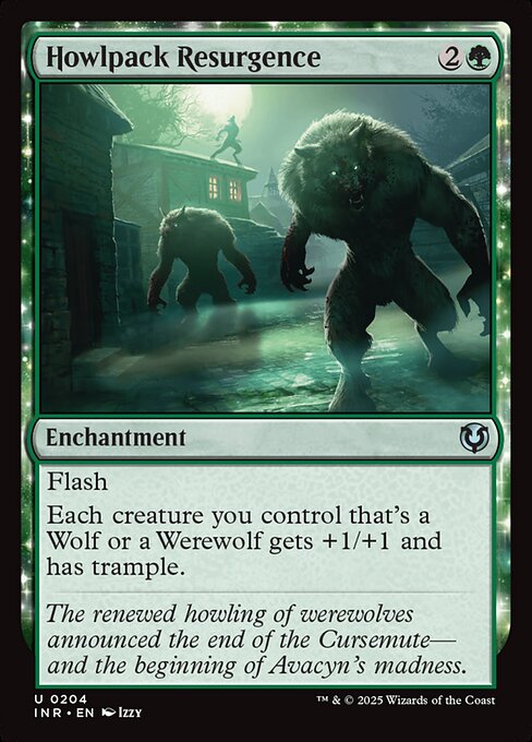Howlpack Resurgence - Innistrad Remastered (inr) #204 [Foil] [Foil]