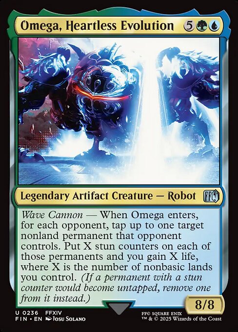 Omega, Heartless Evolution - Final Fantasy (FIN) #236 [Foil] [Foil]