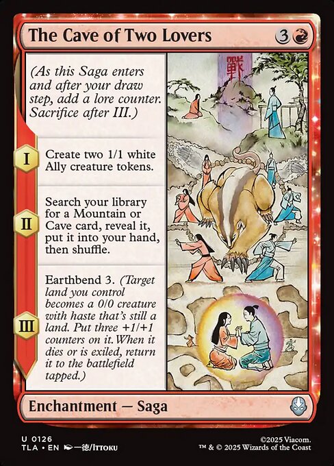The Cave of Two Lovers - Avatar: The Last Airbender () #126 [Foil] [Foil]