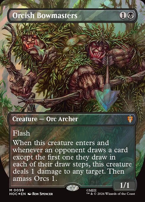 Orcish Bowmasters - The Hobbit Eternal (HOC) #59 [Foil] [Foil]