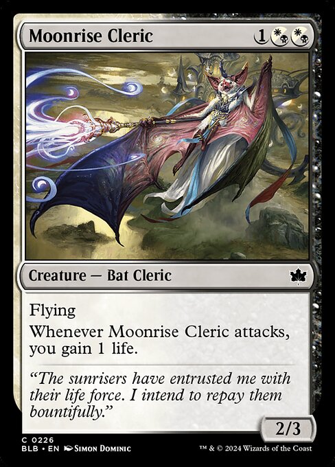 Moonrise Cleric - Bloomburrow (BLB) #226 [Foil]