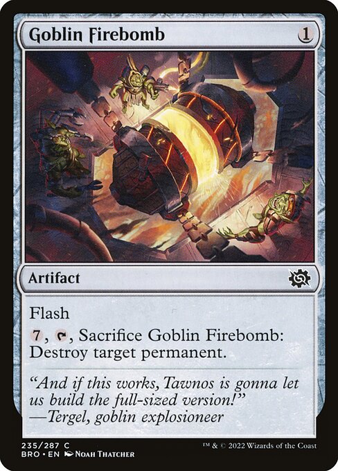 Goblin Firebomb - The Brothers' War (BRO) #235