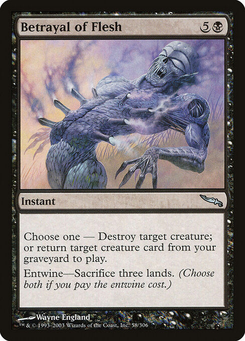 Betrayal of Flesh - Mirrodin (mrd) #58