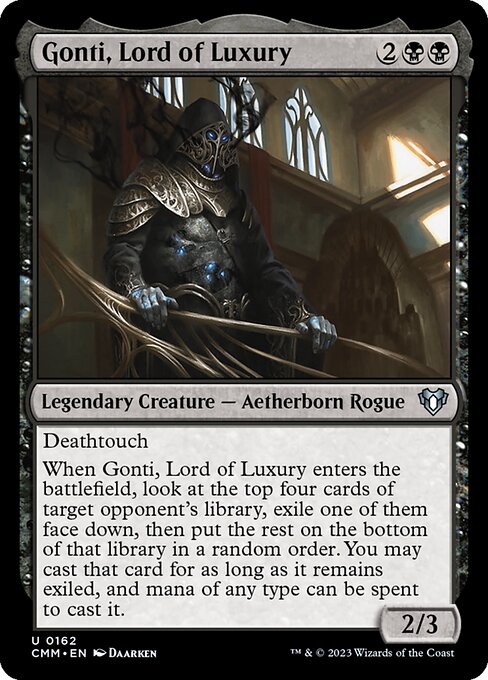 Gonti, Lord of Luxury - Commander Masters () #162